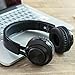 Venstone Wireless Bluetooth Headphone with Build-in Microphone with TF Card FM Radio and Audio Cable - Black