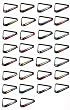 NHL Logo 15 Ball Billiard Ball Rack-National Hockey League
