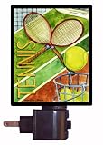 Sports Night Light - Vintage Tennis