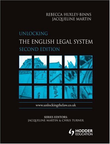 City Travel Guides Discounted  Search : Unlocking the English Legal System (Unlocking the Law)
