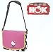 Sanrio Dot Hello Kitty White Polka Dots On Black Messenger Bag