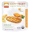 HAPPYBABY Organic Baby Food, Stage 3, Chick Chick, 4-Ounce Pouch (Pack of 16)