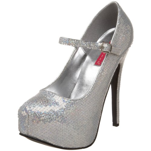 Bordello by Pleaser Women's Teeze-07H Platform Pump