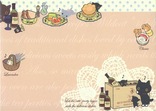 Imagen 3 de Bloc de notas del gato Kutusita Nyanko con peces y tarta