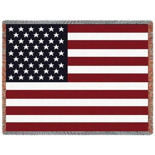 Click for American Flag - 69 x 48 Blanket/Throw