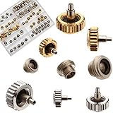 BABAN Watch Crowns 5.3mm/6.0mm/7.0mm New Bulk Assortment of 60pcs,Copper Watch parts