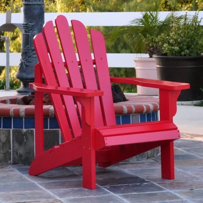 Lowest Price Shine Company Westport Cedar Adirondack Chair - 4611-TR