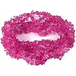 Amethyst Chip Glass Beads Jewelry Beading 34" Strand