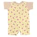 i Play Itsy Bitsy Organic Cotton Knit Romper, Rose Stripe/Bunny Print, Newborn