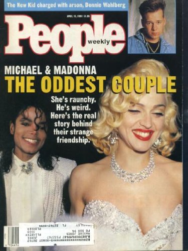 People Weekly April 15, 1991 Michael Jackson and Madonna - The Oddest Couple