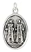 Sterling Silver St. Gabriel's Conference Medal 15/16 X 5/8 (24 mm X 16 mm).
