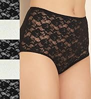 5 Floral Lace Full Briefs
