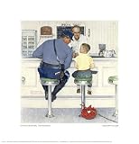 Runaway Art Print Poster By Norman Rockwell, 13.5  x 14 