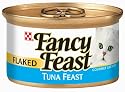 Fancy Feast Gourmet Cat Food Flaked Tuna Feast, 3-Ounce Cans (Pack of 24)
