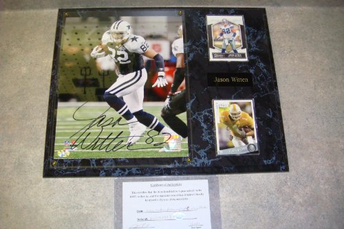 Jason Witten Autographed Dallas Cowboys Wall Plaque w/ COA