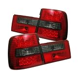 BMW E34 518I 525I 530I 88-95 LED Altezza Tail Lights - Red Smoked