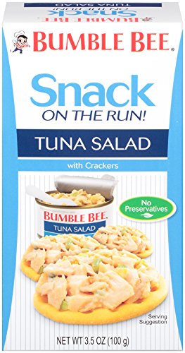 BUMBLE BEE Snack on the Run! Tuna Salad with Crackers Kit, 3.5 Ounce
