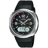 カシオ｜CASIO (カシオ) 腕時計 WAVE CEPTOR ウェーブセプター 電波時計 コンビネーションモデル WVA-106HJ-1BJF