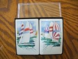 Hoyle Bridge Playing Cards Sailboat 100% Plastic RI