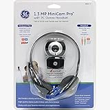 GE 1.3 MP MiniCam Pro WebCam with PC Stereo Headset