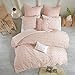 Urban Habitat Brooklyn Cotton Jacquard Duvet Cover Set Pink Full/Queen