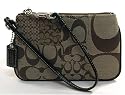 AUTHENTIC COACH SOHO SIGNATURE PATCHWORK WRISTLET 41519 (Black Trim)