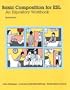 Basic Composition for ESL: An Expository Workbook