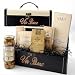 Elegant Wine Tote with Gourmet Snacks