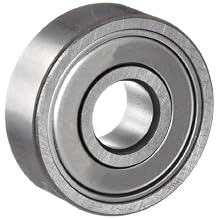 NSK 6200 Series Deep Groove Ball Bearing, Single Row, Double Shielded, Pressed Steel Cage, Normal Clearance, Metric