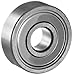 NSK 6205ZZ Deep Groove Ball Bearing, Single Row, Double Shielded, Pressed Steel Cage, Normal Clearance, Metric, 25mm Bore, 52mm OD, 15mm Width, 13000rpm Maximum Rotational Speed, 1765lbf Static Load Capacity, 3147lbf Dynamic Load Capacity