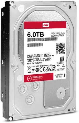 Western Digital Red WD6002FFWX 6TB 7.2K SATA-6GB/s 128MB 3.5" NAS HDD
