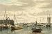 Boston, From the Ship House at the Navy Yard, by W.J. Bennett, Published ca. 1833 - 16" x 20" - Fine-Art Gicl??e Photographic Print of an Image from the Library of Congress Collection