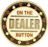 Trademark On The Dealer Card Guard Poker Button (Multi)