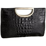 Jalda Croc-Embossed Sally Clutch