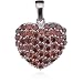 Rafaela Donata Love Collection Damen-Anh�nger  Herz 925 Sterlingsilber Zirkonia rot 60400079