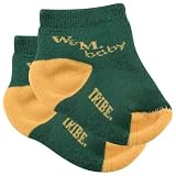 NCAA William & Mary Tribe Infant Green-Gold Team Logo Bootie Socks