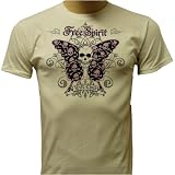Free Spirit Butterfly Gothic Girls T-shirt