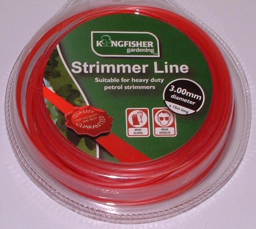 3MM X 15MM RED STRIMMER LINE