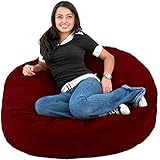 Cozy Sack 3-Feet Bean Bag Chair, Medium, Cinnabar