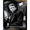 James Dean Dream as You Live Framed Print - 26x38"