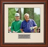 TOM WATSON & ARNOLD PALMER - 1997 MASTERS, AUGUSTA NATIONAL GOLF CLUB - 8x10 (Frame Size 14x17)