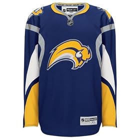 Reebok Buffalo Sabres Navy Blue Premier Hockey Jersey