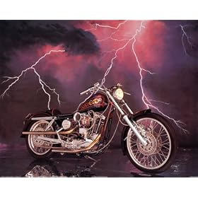 1971 XLH Harley Davidson Sportster - Photography Poster - 16 x 20