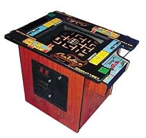 Ms. Pac-Man / Galaga Classic Cocktail Table Arcade Game with 19-Inch Monitor