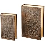 2pc Faux Book Safe Set