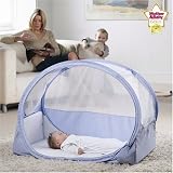 Samsonite Pop Up Bubble Travel Cot Blue