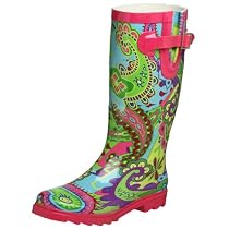 Chooka Women's Perusing Paisley Rainboot