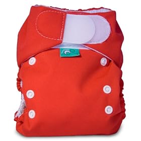 Bummis Tots Bots Easy Fit Pocket Diaper, Pomegranate, 8-35 PoundsBummis Easy Fit All in One Cloth Diaper