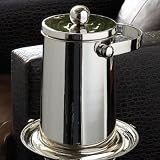 Nickel Ice Bucket w/ LID Barware Designer New Cooler