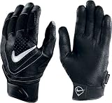 2008 Nike Diamond Elite VI Batting Glove - Black/Black